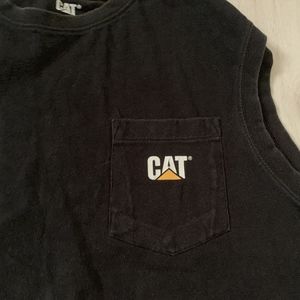 Caterpillar Mens Logo Tank Top